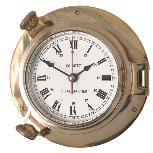 Medium Porthole Clock (Solid Brass) Medium Porthole Clock (Solid Brass)
