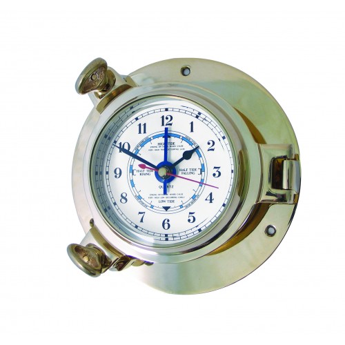 Small Porthole Tide Clock (Solid Brass) Small Porthole Tide Clock (Solid Brass)
