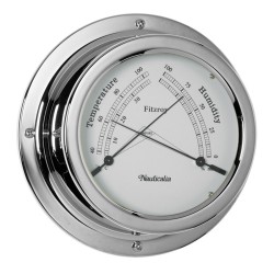 Fitzroy QuickFix Thermometer/Hygrometer (Chrome)