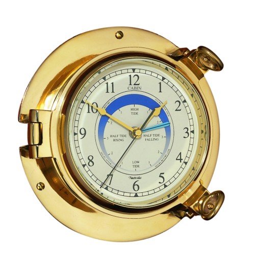 Cabin Tide Clock (Brass)